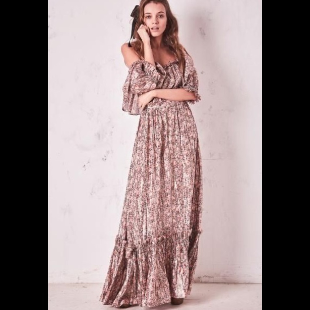 Loveshackfancy Tara Lamé dress